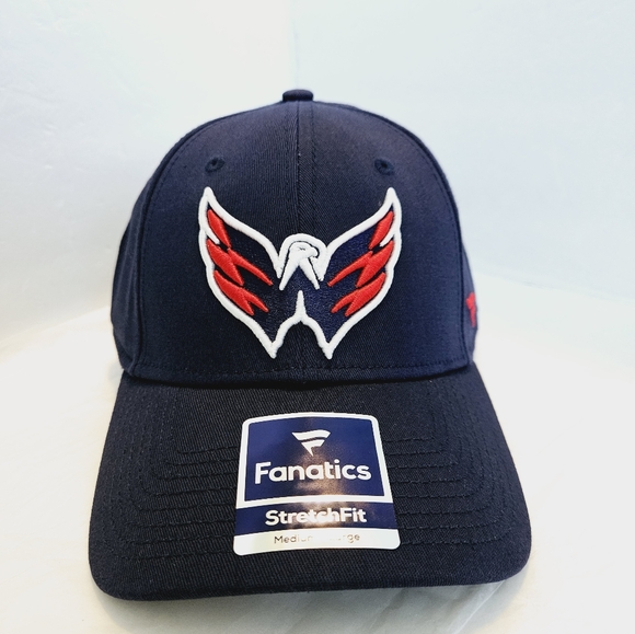 Fanatics Branded Washington Capitals Navy Authentic Pro Rink Flex Men's Cap - Picture 2 of 11